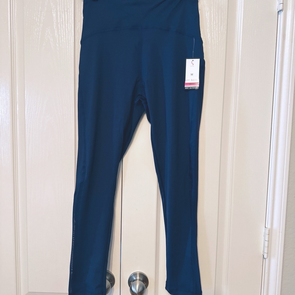 Zoe + Phoebe Navy Blue Legging size Medium NWT